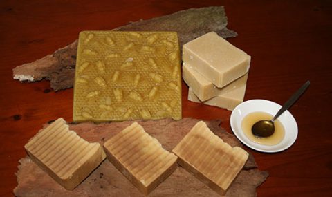 Natural Beeswax and Honey Soap